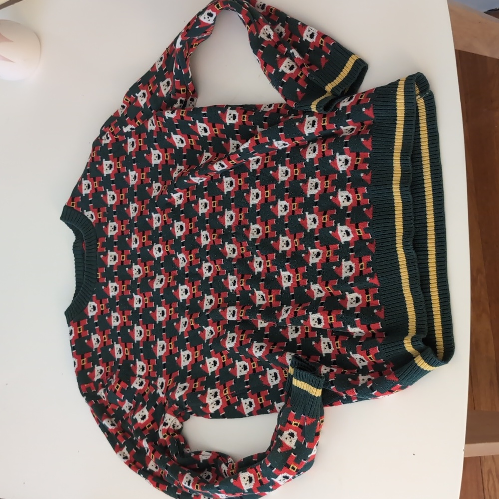 Alex Stevens Ugly Christmas Sweater (8-bit pixel Santa edition)